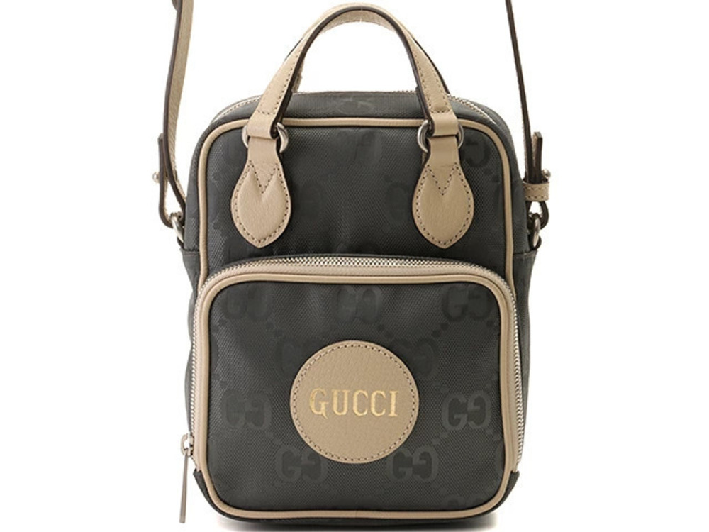 Gucci Shoulder Bag OFF THE GRID Dark Gray Off White